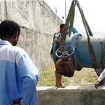 ترکیدگی خط انتقال آبرسانی زرینهرود به تبریز ترکیدگی خط انتقال آبرسانی زرینهرود به تبریز