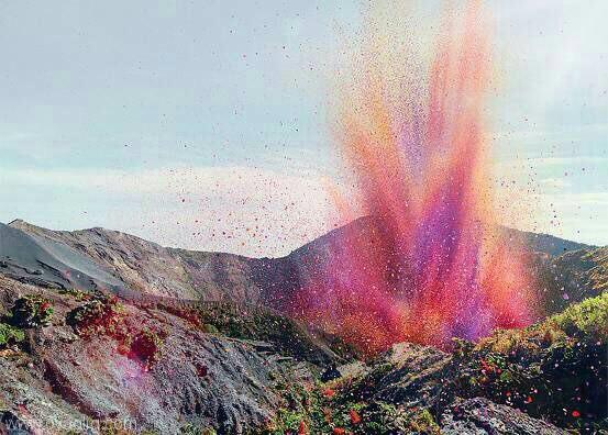 تصاویر/آتشفشان گلبرگ در کاستاریکا