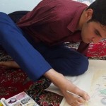 آثار بدیع هنرمند بدون دست آذربایجانی آثار بدیع هنرمند بدون دست آذربایجانی