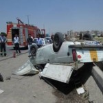 ۲ کشته در واژگونی وانت در اتوبان تبریز – زنجان ۲ کشته در واژگونی وانت در اتوبان تبریز – زنجان