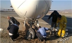 هواپیمای مشهد تبریز از باند خارج شد