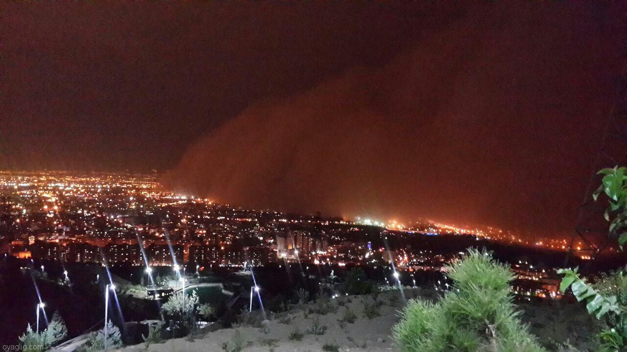 تصاویری دیدنی از طوفان تهران