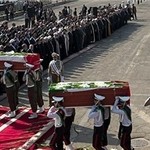 پیکر جانباختگان فاجعه منا وارد ارومیه شد پیکر جانباختگان فاجعه منا وارد ارومیه شد
