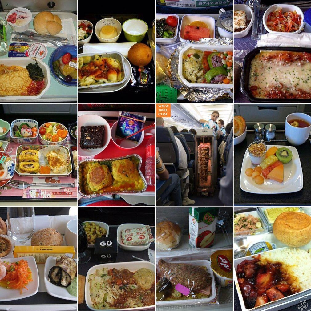 مقایسه پک غذایی شرکت های هواپیمایی مختلف+تصاویر