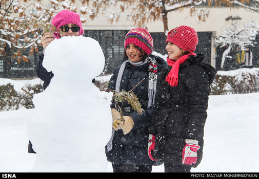 تصاویر/ بارش برف در زنجان