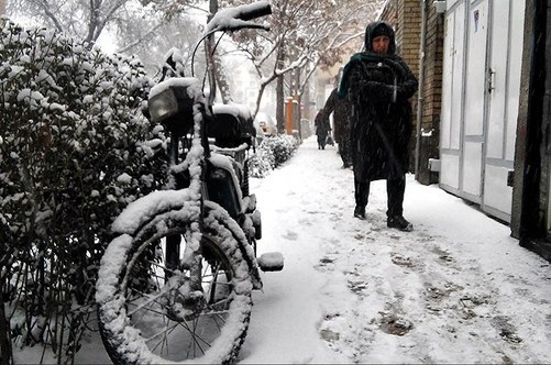 تصاویر/ بارش برف در تبریز