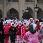 طناب زنی دختران دانش آموز در ائل گلی + تصاویر طناب زنی دختران دانش آموز در ائل گلی + تصاویر