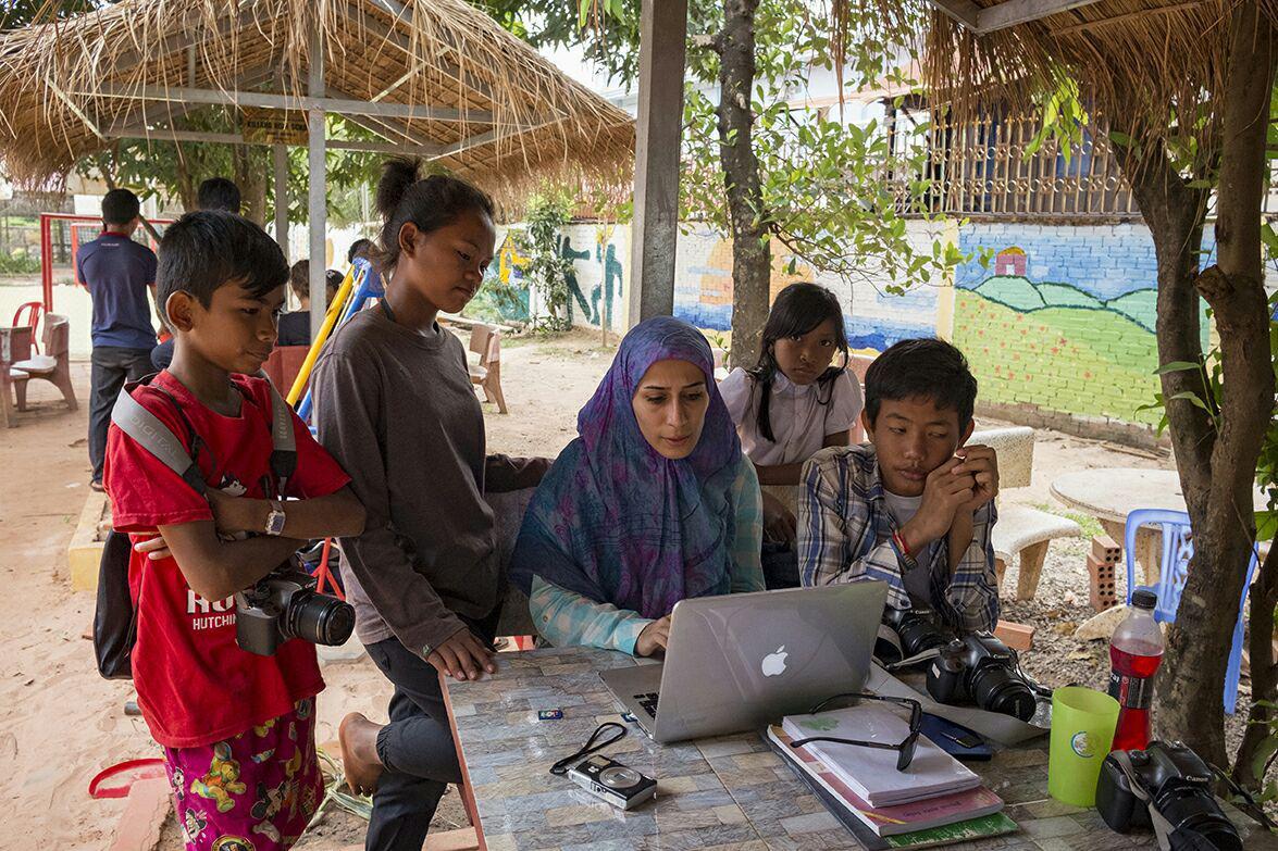 حضور نخستین عکاس تبریزی در کارگاه آموزشی آنجالی در فستیوال عکس کامبوج
