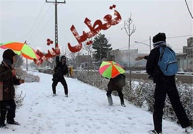 برف، مدارس تعدادی از شهرستان‌های آذربایجان‌شرقی را به تعطیلی کشاند
