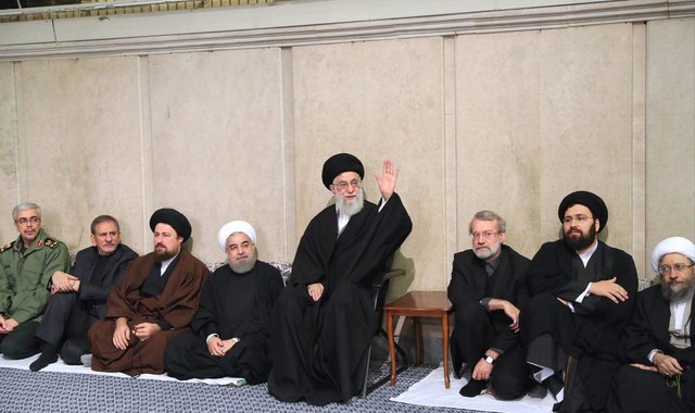 مراسم ترحیم آیت‌الله هاشمی رفسنجانی با حضور رهبر انقلاب