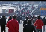 جانبازی هواداران تراکتور در راه رسیدن به یادگار امام جانبازی هواداران تراکتور در راه رسیدن به یادگار امام