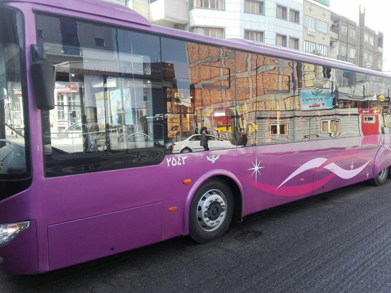 خدمات رسانی اتوبوسهای جدید در سامانه تندرو آغاز شد