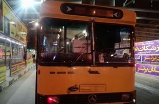 استمرار خدمات رسانی ناوگان حمل و نقل عمومی با اتوبوس‌های خطوط شبانه در تبریز
