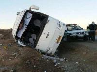 اتوبوس در زنجان واژگون شد، اما کشته نداشت
