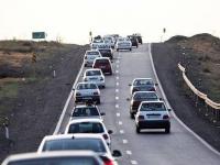 ترافیک سنگین در جاده های زنجان حاکم است