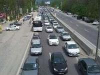 حجم بالای ترافیک در محورهای استان زنجان