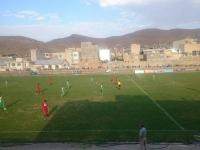 جدال صدرنشینان لیگ برتر فوتبال آذربایجان غربی در مهاباد برنده نداشت