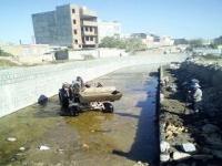 آغاز عملیات دیوار کشی سنگی کانال ها در اردبیل