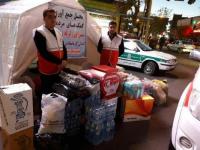 استقرار ۴۶ پایگاه جمع آوری کمک های مردمی به زلزله زدگان غرب کشور در اردبیل