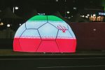 پرچم ایران در خیابان‌های قطر