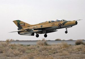 سقوط یک فروند هواپیمای آموزشی F۷ ‌در منطقه انارک اصفهان
