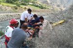 سقوط خودرو به رودخانه مرزی ارس