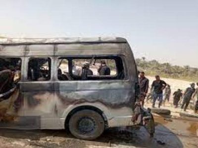 تحویل پیکر ۱۰ زائر حادثه آتش سوزی عراق به پزشکی قانونی