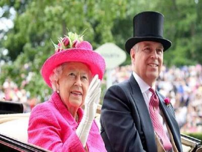 حمله یک معترض به شاهزاده جنجالی در مراسم تشییع ملکه انگلیس